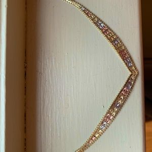 14K Gold TriColor Bracelet- HEAVY!